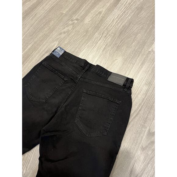 NWT Lucky Brand Jeans Mens 36x30 Black 412 Athletic Slim Dark Wash Stretch Denim - Picture 5 of 7